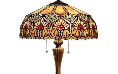 Vintage Design Stained Glass Desk Lamp