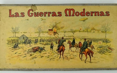 Vintage Mexican Las Guerras Modernas Board Game