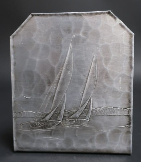 Wendell August Forge Sailboat Bookend