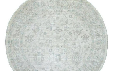 White Wash Peshawar with Faded Out Flower Design Hand