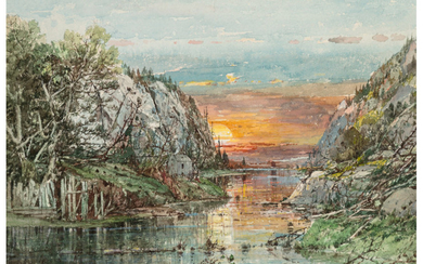 William Louis Sonntag (1822-1900), Sunset