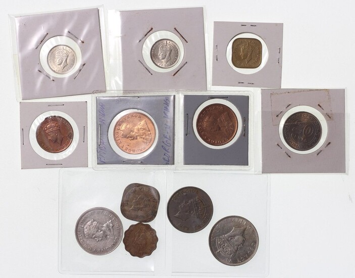 World Coins, a group of 12x coins of various compositions, consisting of