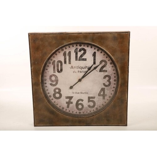 X-Large 28 RUE MURILLO clock (110cm tall x 105cm wide)