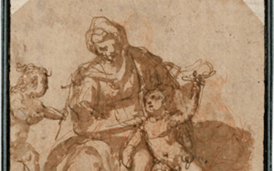 Zuccaro, Federico – Madonna mit Kind und dem Johannesknaben