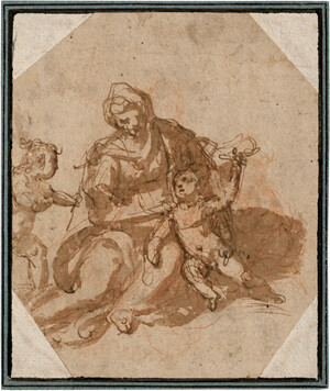 Zuccaro, Federico – Madonna mit Kind und dem Johannesknaben