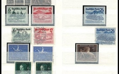 **/gestempelt - Sammlung D.Reich 1938/1945 - ** und gestempelt gesammelt