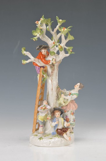 porcelain group, Meissen, around 1900, Model no....