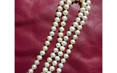 10-11mm Akoya Pearls 36" Necklace
