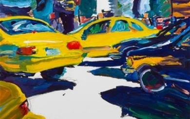 Tom Christopher, (American, b.1952), Cars on Fifth