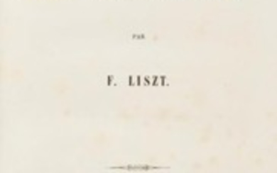 LISZT Franz (1811 1886). F. Chopin (Paris, M. Escu…