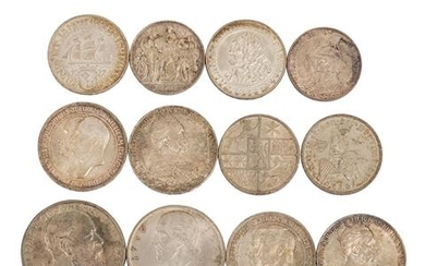 12-teiliges Konvolut Münzen des Dt. Kaiserreichs und der Weimarer Republik