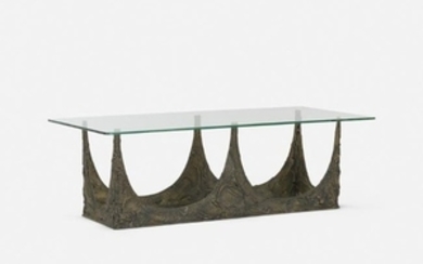 Paul Evans, Sculpted Bronze coffee table
