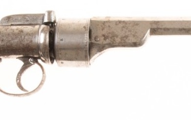 1840's transitional percussion revolver, polished , engraved, no makersmark visible,...