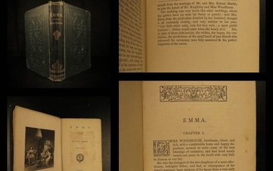 1879 Jane Austen EMMA English Novel Romanticism Feminis