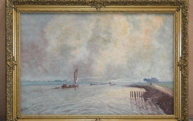 19 CENTURY DUTCH OIL ON CANVAS PAINTING SIGNED ZWOLL
