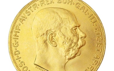 1915 100 Corona Austrian Gold