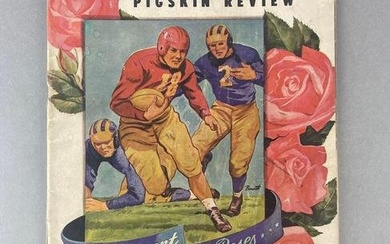 1948 Rose Bowl Program USC vs Michigan