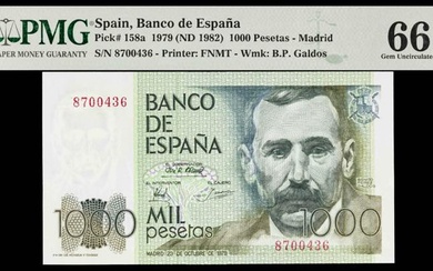 1979. 1000 pesetas. (Ed. 477). 23 de octubre, Pérez Galdós....