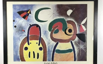1990 Joan Miro Print Photographic Reproduction. Overall