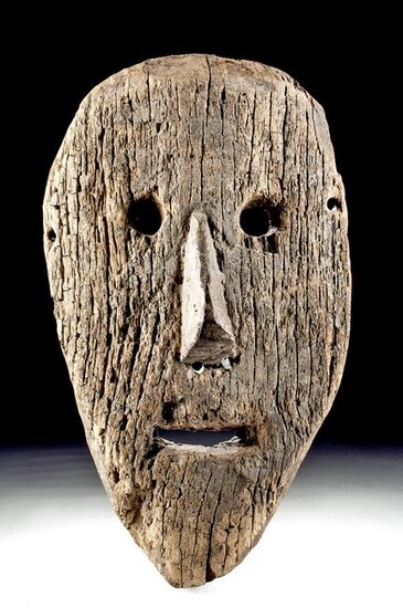 19th C. Nepalese Wooden Festival Mask
