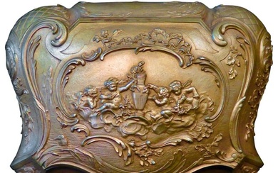 19th Century French Bronze Jewel Box