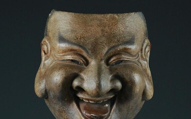 19th Century Japanese Monk Mask - Antique