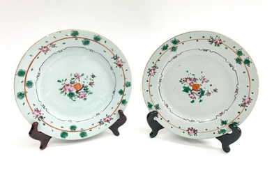 (2) CHINESE EXPORT PLATES