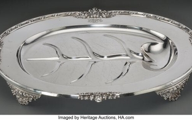 28070: A Theodore B. Starr Silver Meat Platter, New Yor