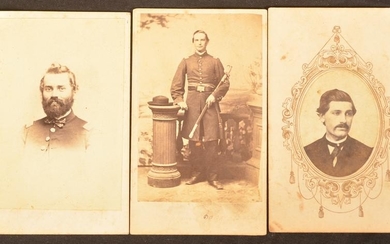 3 CDVs of Three Union Soldiers