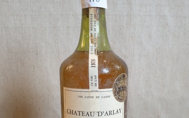 3 bottles Vin Jaune Côtes du Jura 1978 Château d'Arlay...