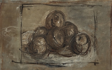 Alberto Giacometti (1901-1966), Nature morte aux pommes