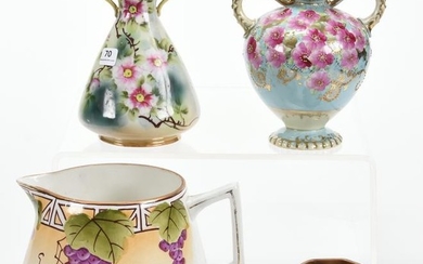 (4) Nippon Style Items, Floral Decor