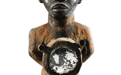 KONGO FIGURE, DEMOCRATIC REPUBLIC OF THE CONGO, Statue, Kongo, République Démocratique du Congo