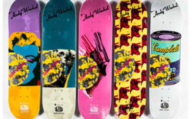Andy Warhol (1928-1987), Set of Ten Skate Decks (2010)