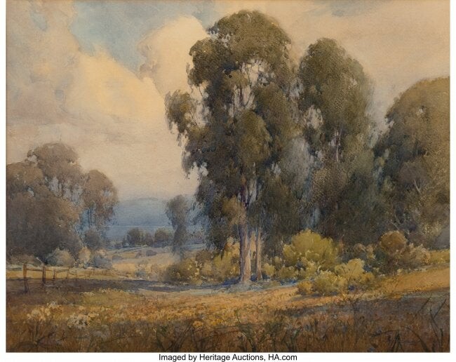 67070: Percy Gray (American, 1869-1952) Eucalyptus Tree