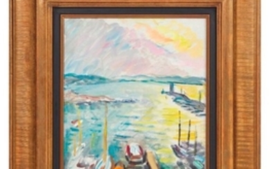 Charles CAMOIN (1879 1965) Port de Saint Tropez, s…
