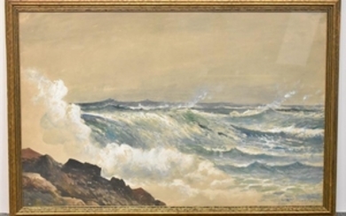 Edmund Darch Lewis. Watercolor, A Northwester