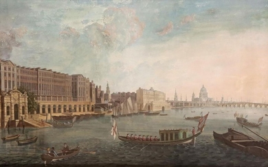 English School 18/19th Century A view of the River…