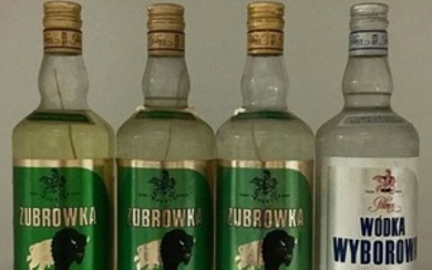 Ensemble de 4 bouteilles VODKA (3 BISON,…