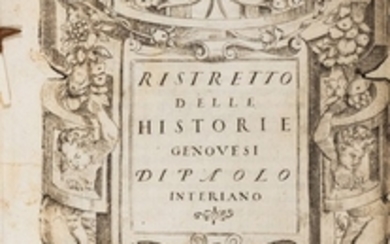 Interiano, Paolo RISTRETTO DELLE HISTORIE GENOVESI, 1551