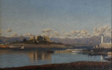 Joseph CONTINI 1827 1900 Antibes le Fort Carré vu…