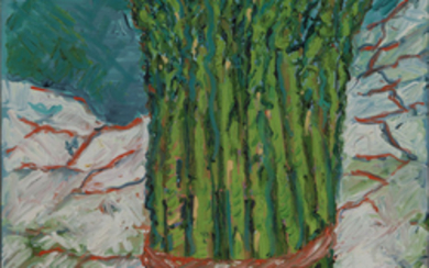 Judy Rifka "Untitled (Asparagus)" oil on
