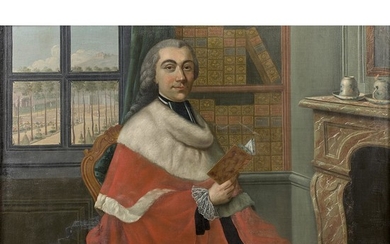 Late 18th century French school, Portrait of Daniel Hostalier Baron...