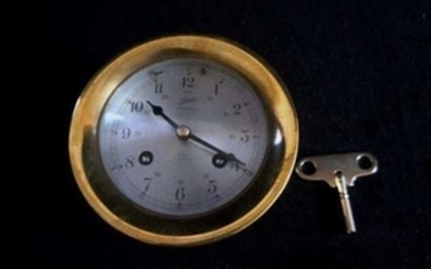 Schatz Ship's Brass Clock.