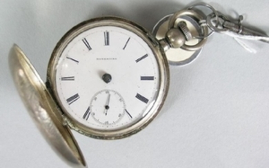 Three 19th C. Pocket Watches with Coin Silver Cases, a
