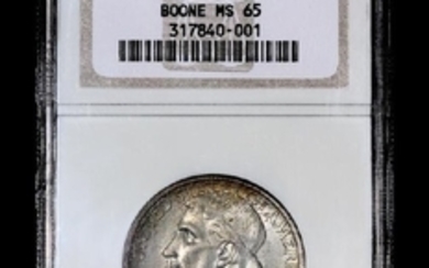 A United States 1935-S Daniel Boone Commemorative 50c Coin