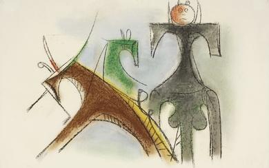 Wifredo Lam (1902-1982), Untitled (Personnages)