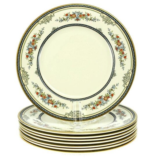 8 Minton Porcelain Dinner Plates in Stanwood