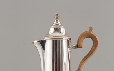 800 silver coffee maker, gr. 550 ca. 20th century
