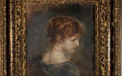 Portrait of a young lady, prior to 1900